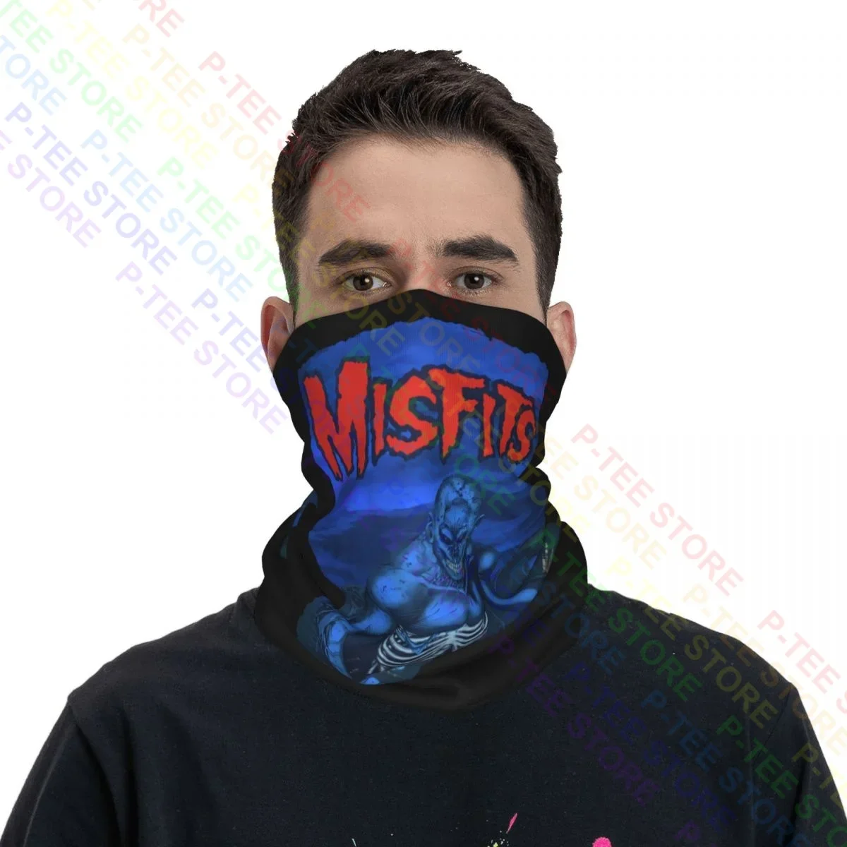 1999 Misfits Punk Rock Danzig Cramps Plasmatics Ramones Samhain Neck Gaiter Bandana Scarf Face Mask Men Women