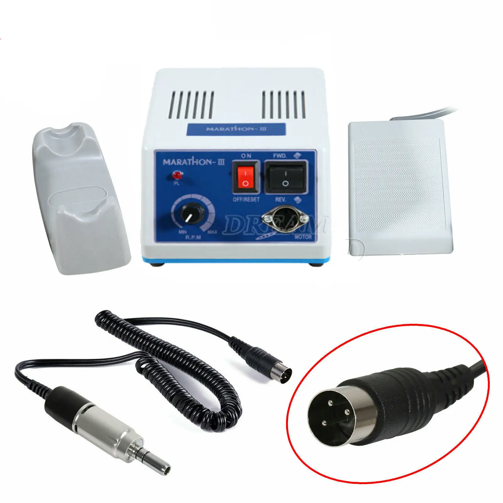 

Dental Lab Marathon Polisher 35K RPM Polishing Micromotor N3 Machine+ Electric Motor