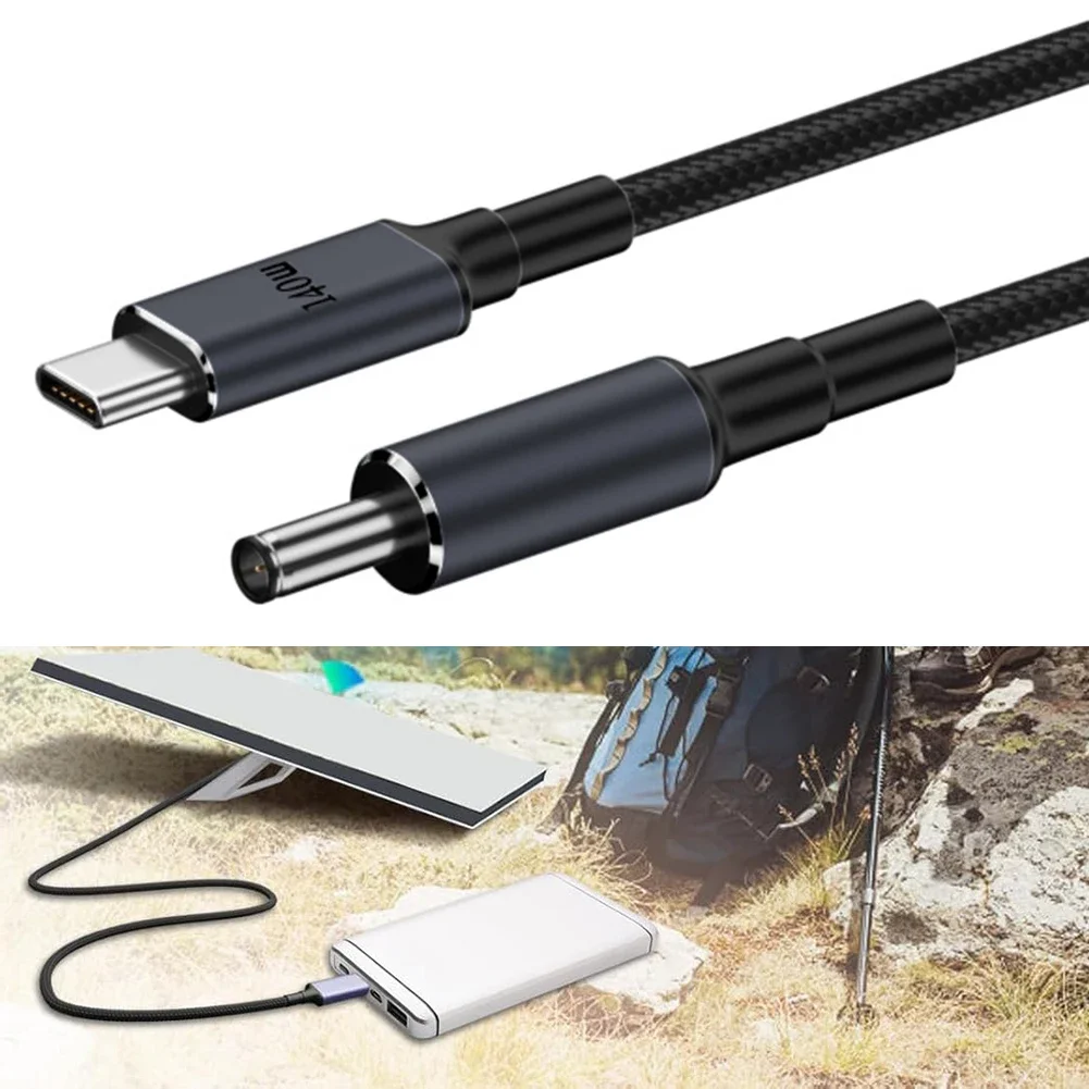 PD140W Fast Charging Digital Product Charging Cable For Starlink Mini USB C To DC Power Reliable And Compact 140W PD Power Bank