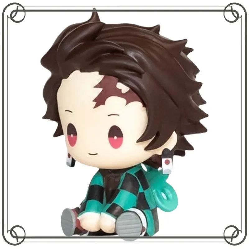 

Demon Slayer: Kimetsu No Yaiba Kamado Tanjiro Kamado Nezuko EX CASHAPON Q-version Action Figure Collection Ornament