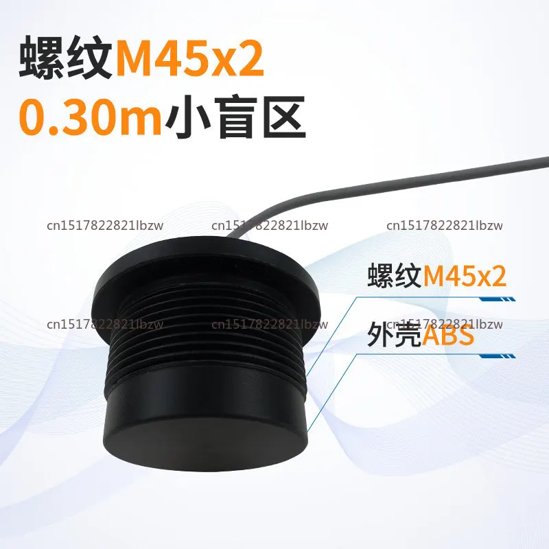 200K-75KHz dual-frequency ultrasonic sensor probe underwater acoustic transducer burst vibration DYW-75/200-E