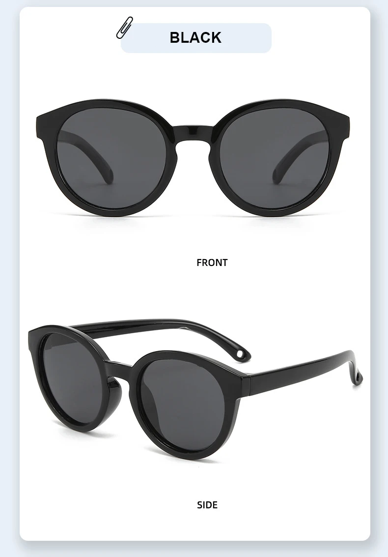 Baby-Sonnenbrille für 0–5 Jahre, Outdoor-Augenschutz und Sonnenschutz, polarisierte Silikon-Sonnenbrille für Kinder 23067 – Detail 16