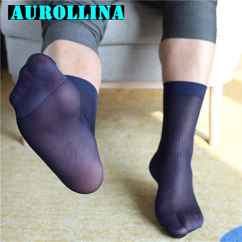 

Man Dress Fashion Dressing Socks Ankle Sole Reinforcement Socks Stylish Sheer Attraction Male Horny Delicate Sexy Man Power Sock