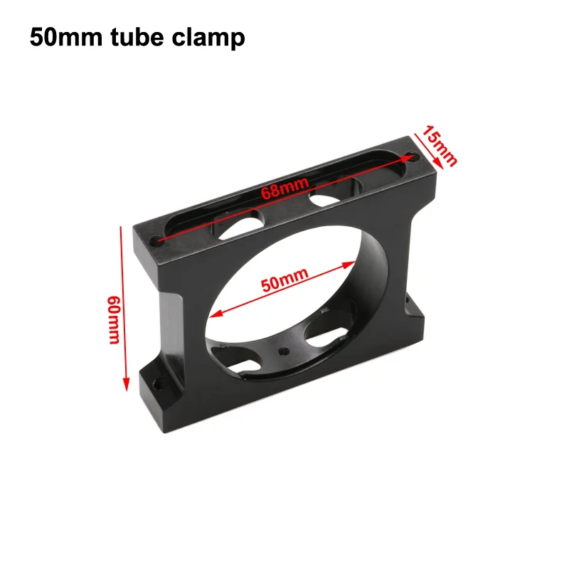 4 個 Dia.30mm/40mm/50mm カーボンファイバーチューブ中央パイプクランプネジ取り付け固定ベース農業植物保護ドローン用