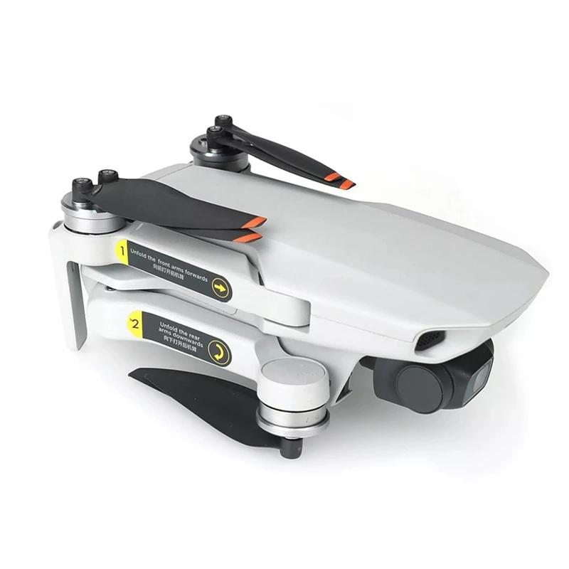 ฝาครอบมอเตอร์อลูมิเนียมฝาครอบฝาครอบฝากระโปรงป้องกันใบพัดตัวป้องกันมอเตอร์สำหรับอุปกรณ์เสริม DJI Mavic Mini 2