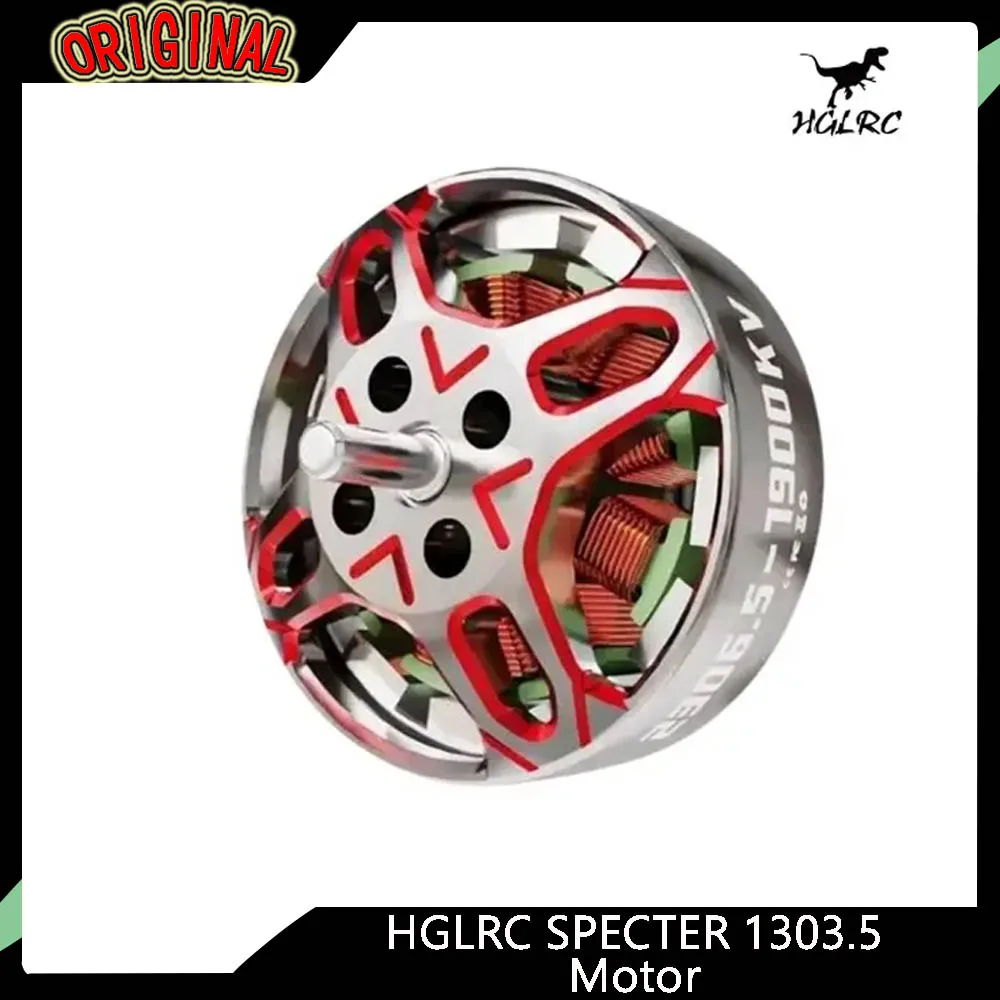

HGLRC Новый бесщеточный двигатель SPECTER 1303.5 — 5500 кВ, 2-4S LiPo, поддержка 2-4 дюйма, совместимость с дронами для фристайла и зубочисток FPV