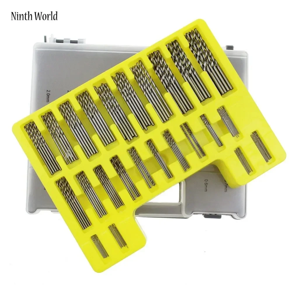 

150PC Mini Twist Drill Plastic Box Package 0.4-3.2mm Small Drill Box Mini Opener Hole Set Tool