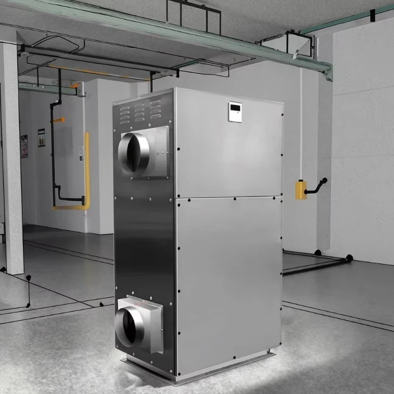 3KG/H 650m³/H Airflow 5000W Commercial Rotary Industrial Desiccant Rotor Dehumidifier Dryer for Large Warehouse