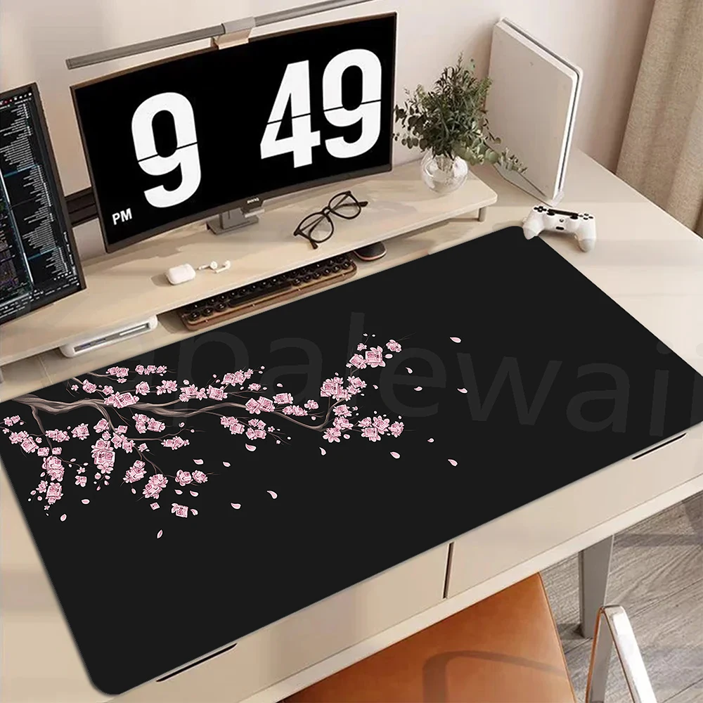 2026 ساكورا ماوس الكمبيوتر جديد XXL لوحة المفاتيح زهرة ماوس حصيرة ألعاب لينة مكتب السجاد الجدول حصيرة سطح المكتب منصات الماوس الكبيرة