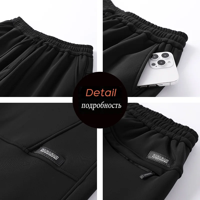 10XL Spring Men Outdoor Casual Pants Men Waterproof Fleece Trousers Men Autumn Camping Climbing Hiking Pant Breathable Pant Male
