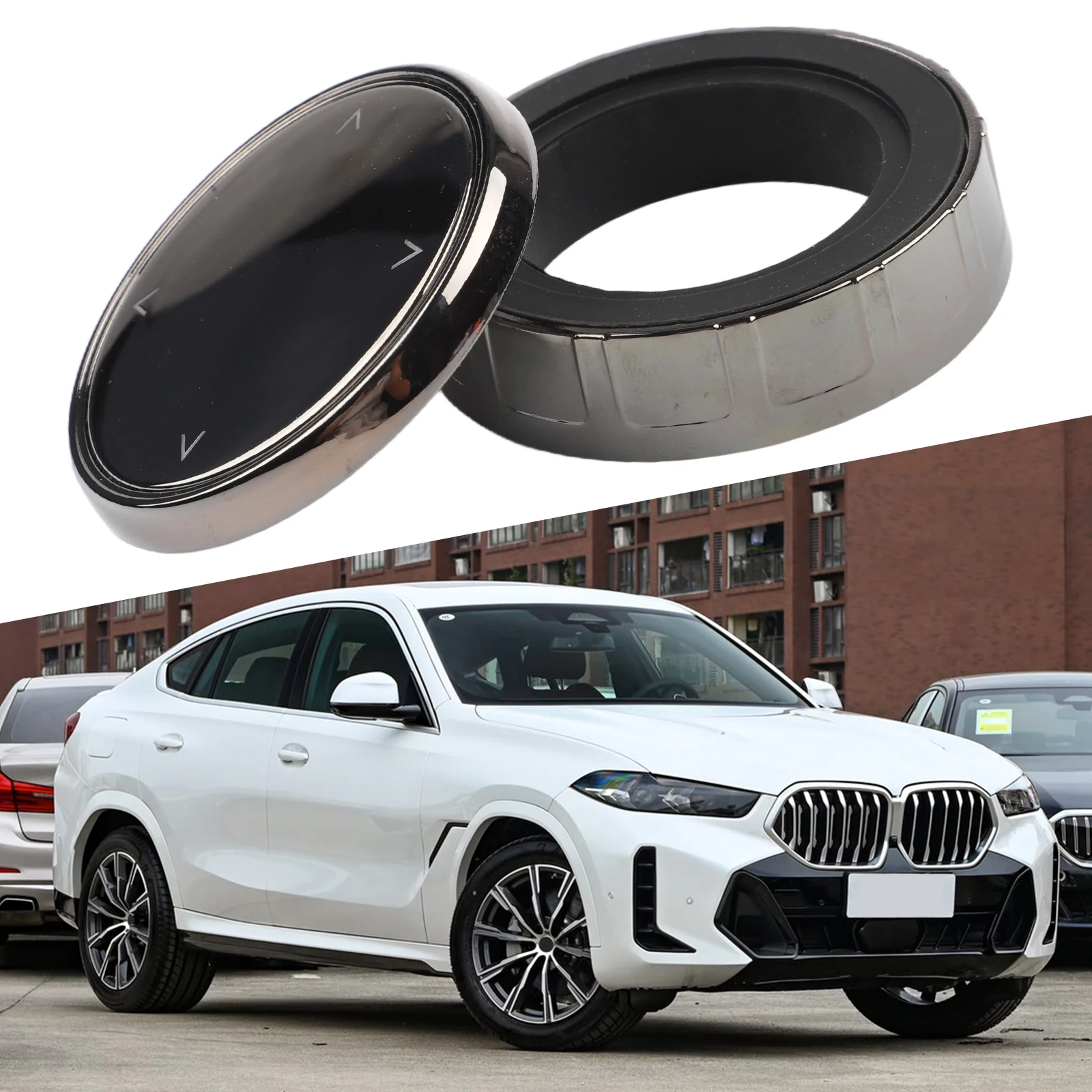 Multimedia Knob Cover Trim for BMW 1 Series F20 F21 2013-2017 2 Series F22 F23 2013-2015 3 Series F30 F35 2012-2015 4 Series