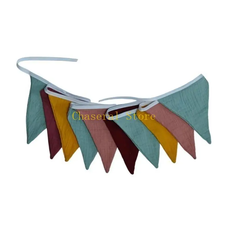 

E7CE Стильные хлопковые декоративные флаги модные хлопковые овсянки.