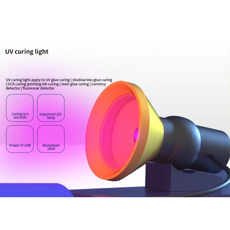 โคมไฟยูวีกาวบ่ม USB อัลตราไวโอเลต LED แสงสีม่วง USB สำหรับแผงวงจรโทรศัพท์