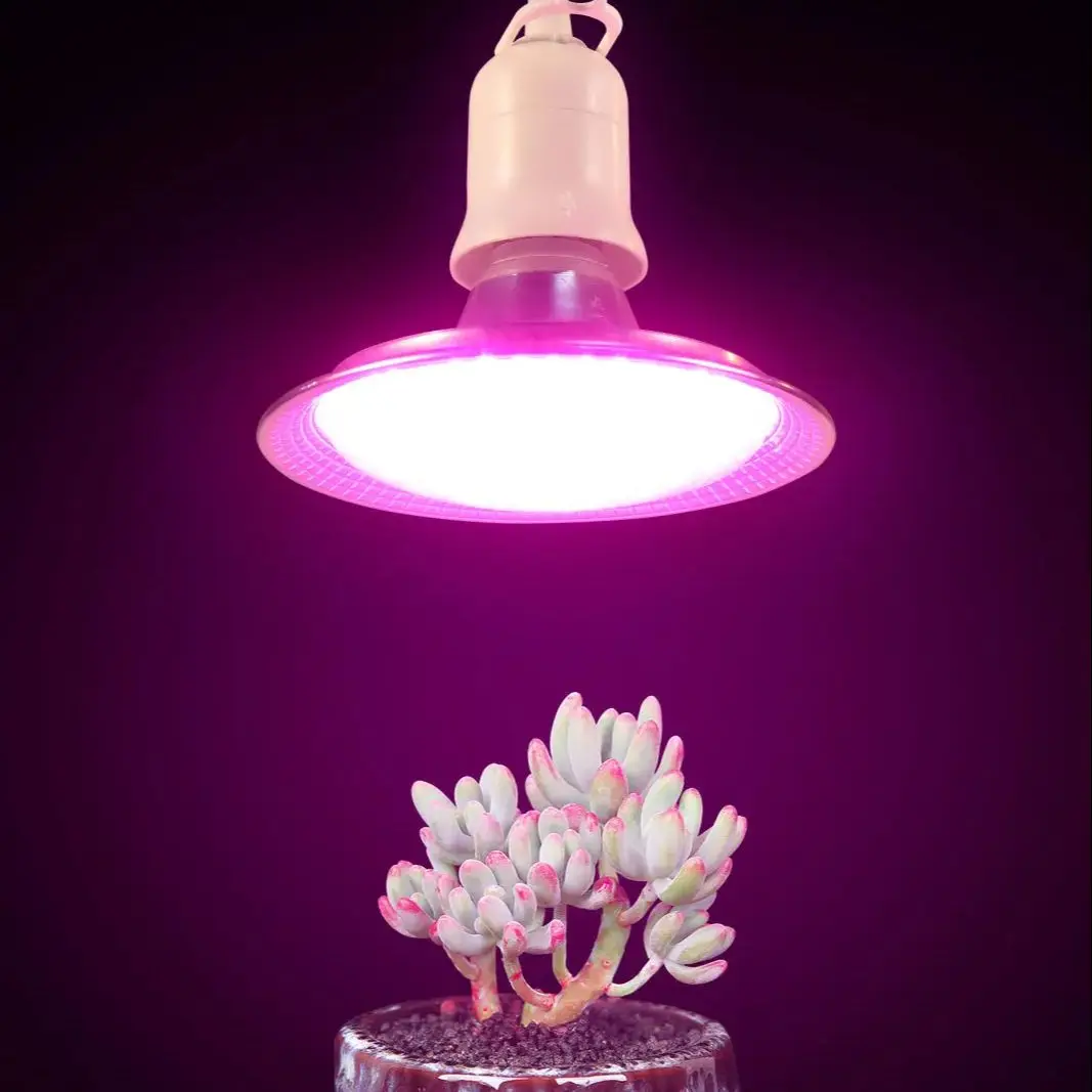 

E27 18W LED plant grow lights, with full spectrum, help pitaya, strawberries and vegetables grow vigorously.