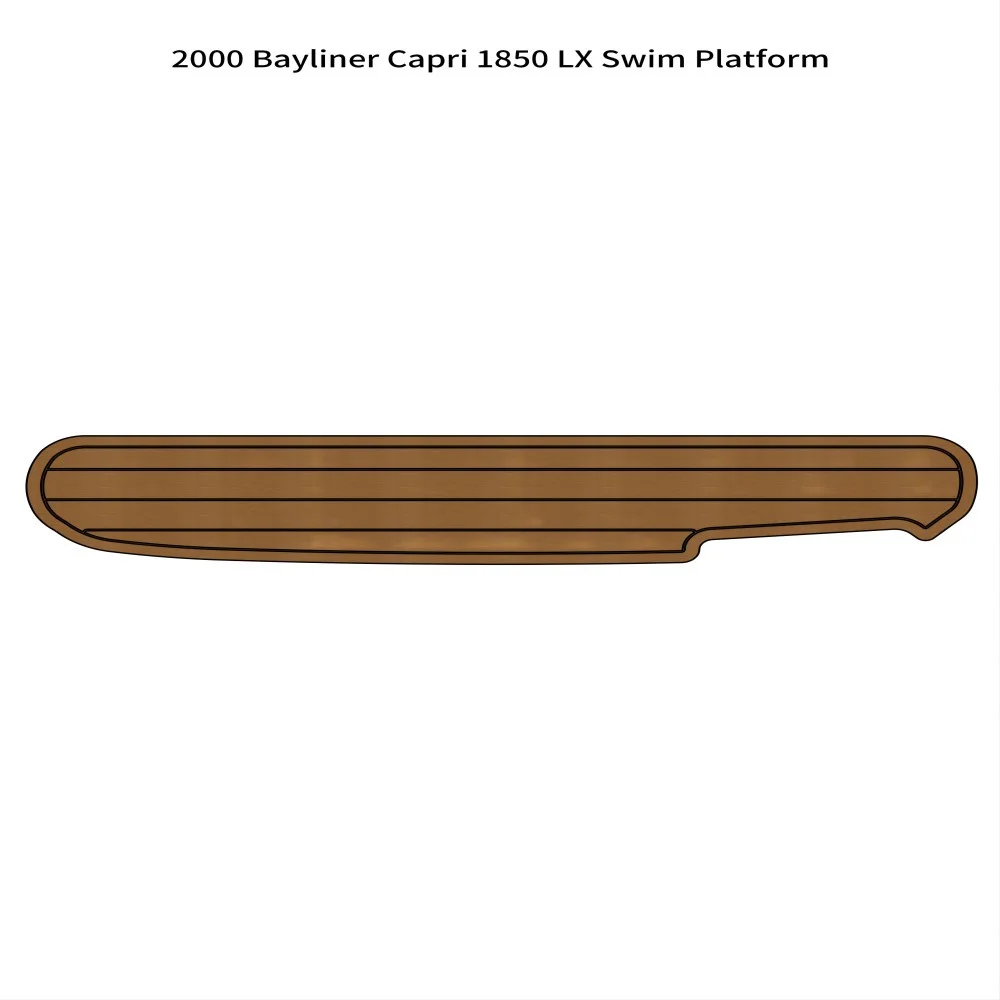 

2000 Bayliner Capri 1850 LX Swim Platform Boat EVA Foam Teak Deck Floor Pad Mat