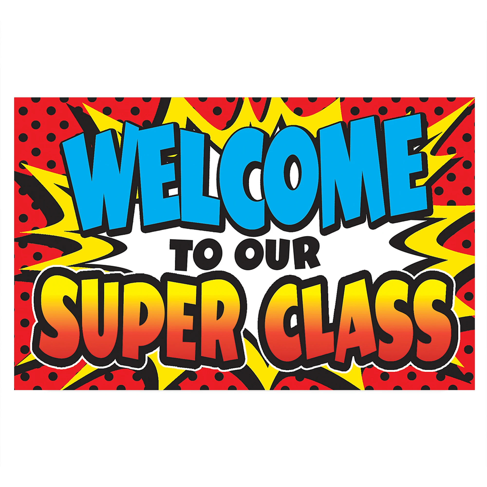 

Welcome To Our Super Class Doormat Training Institution Rubber Non-Slip Front Door Mats for Entryway Classroom Mat Floor Rugs