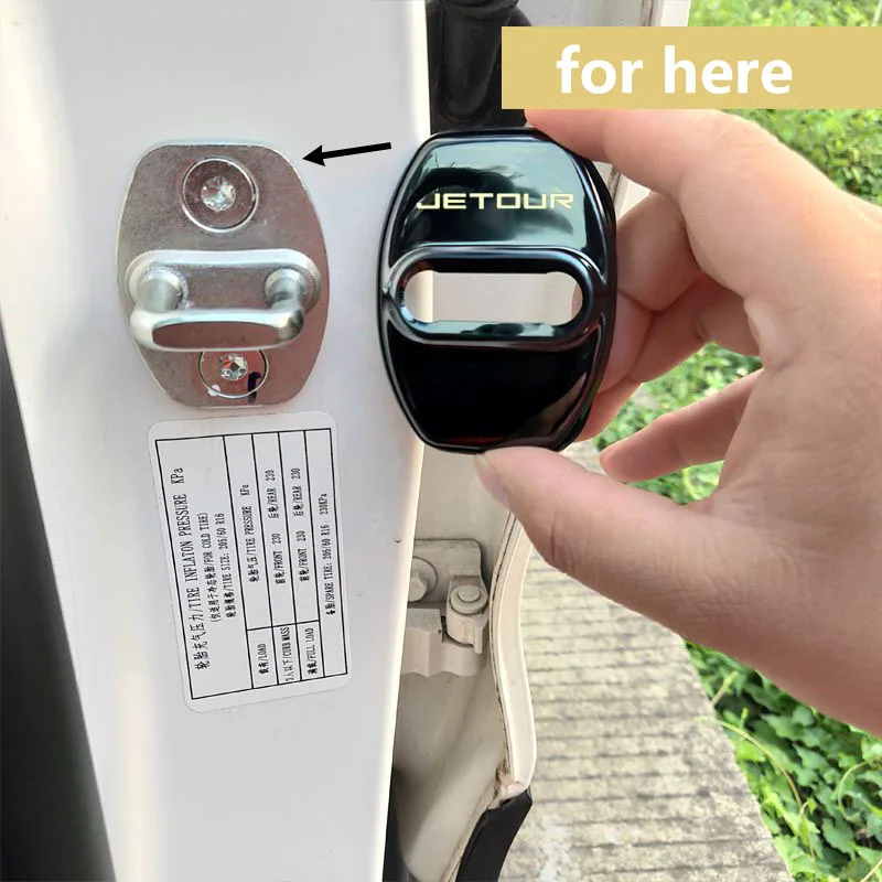 

4pcs for Chery Jetour X70plus 2021-2023 X70 Plus X70Coupe Door Lock Cover Buckle Stainless Steel X90 PLUS