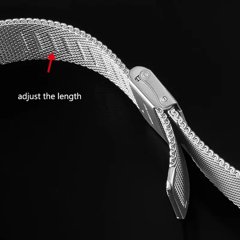 Metal Milanese Watchband For Xiaomi Redmi Watch 5 Active/5 Lite/3 Active/3 Lite Stainless Steel Replacement Strap Wrist Bracelet