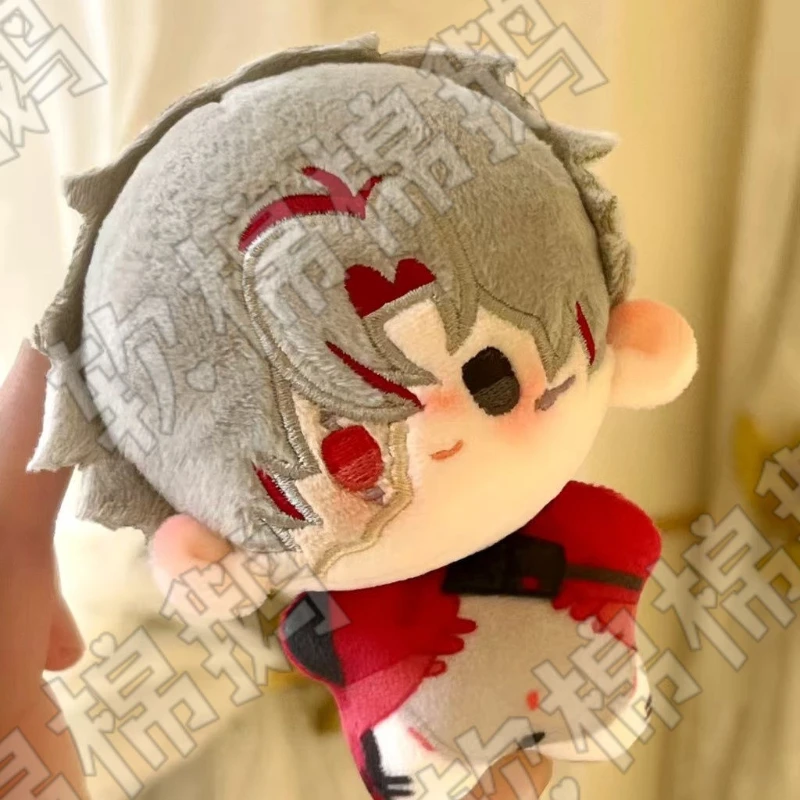 10cm Anime juego Wuthering Waves cicatriz Kawaii Cosplay muñeca de algodón estrella de mar cuerpo Mini peluches suaves llavero figuras de juguete regalo para seguidores