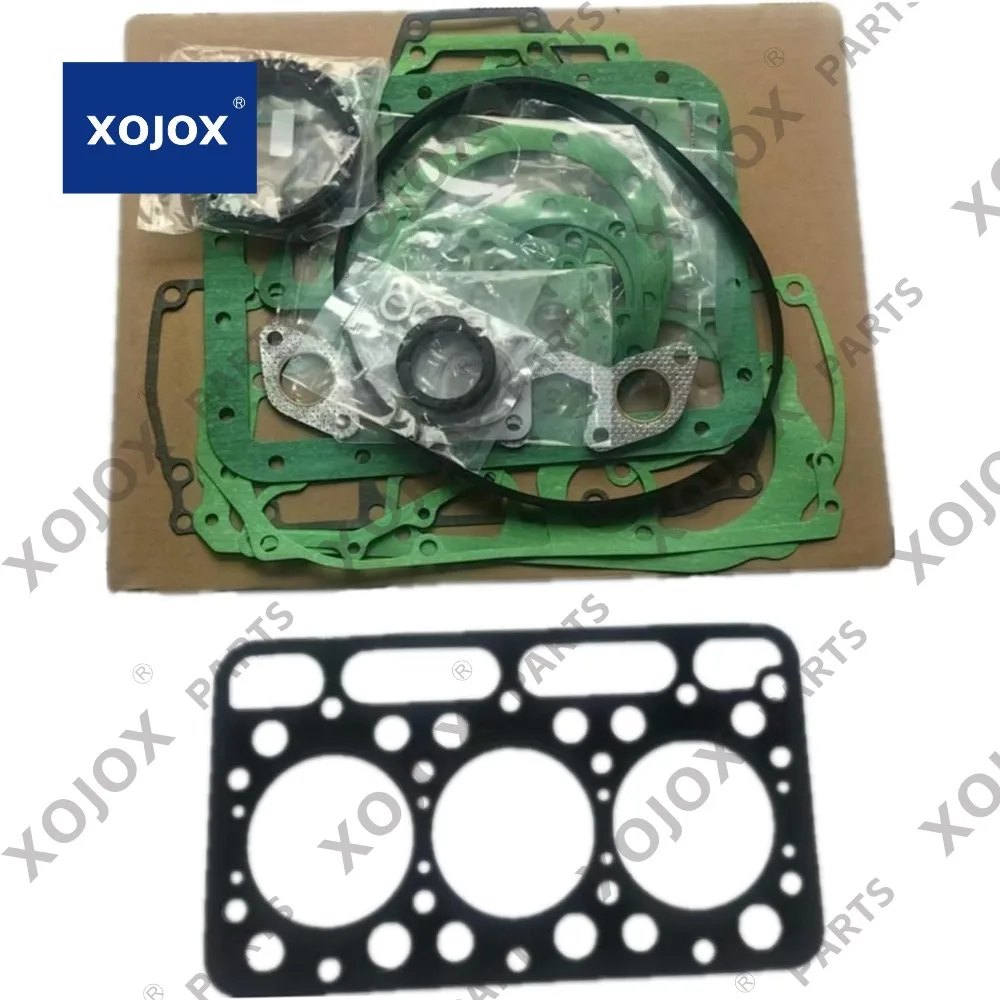 

Полный комплект прокладок XOJOX с прокладкой головки для двигателя Kubota D1102, экскаватора KH-110, трактора L2050 L2350, новые запасные части