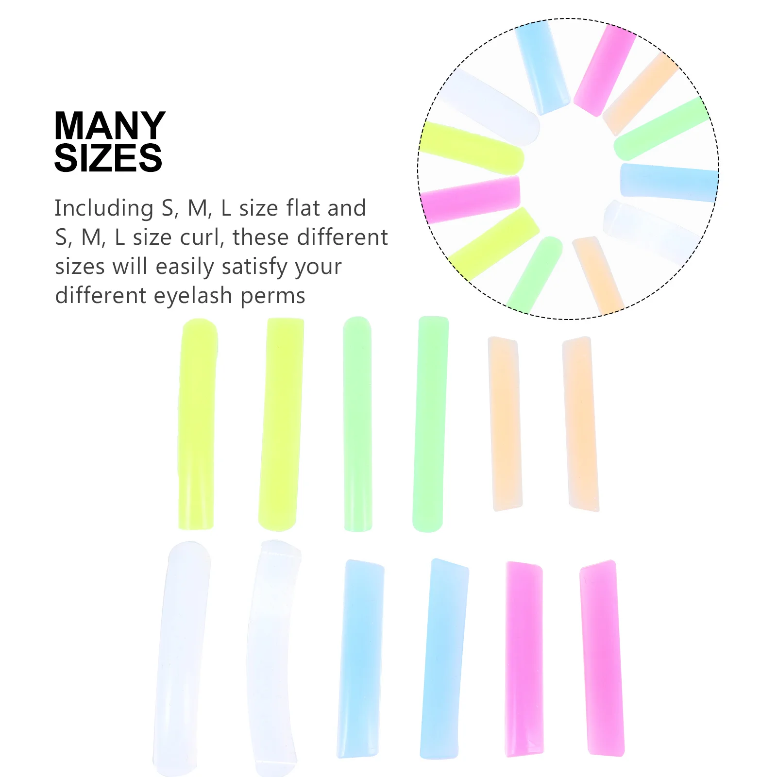 

6Pairs Eyelash Lift Pads Silicone Material Nice Gift Choice Easy Simple Use Eyelash Perm Pad Lash Perm Pad Lash Perming Tool