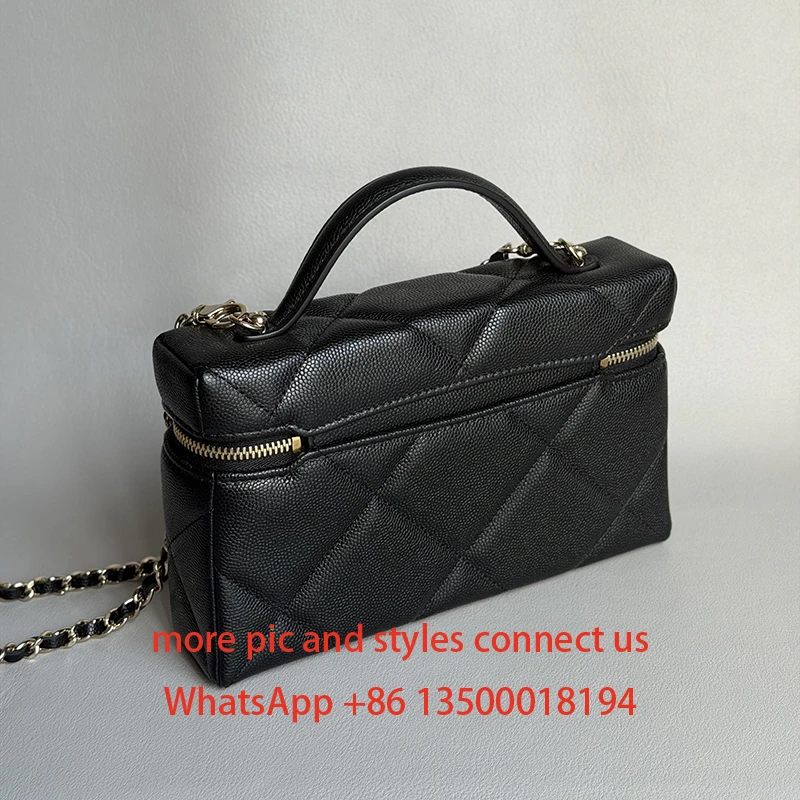 

Новая дизайнерская роскошная кожаная сумка-ланчбокс 2025 года с ромбовидным узором и цепочкой, сумка через плечо, сумка-тоут