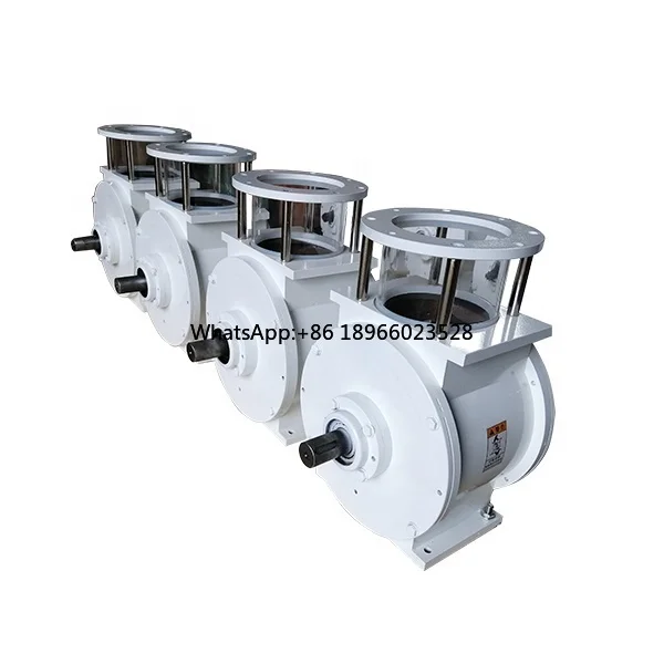 rotary airlock valve for pneumatic conveying