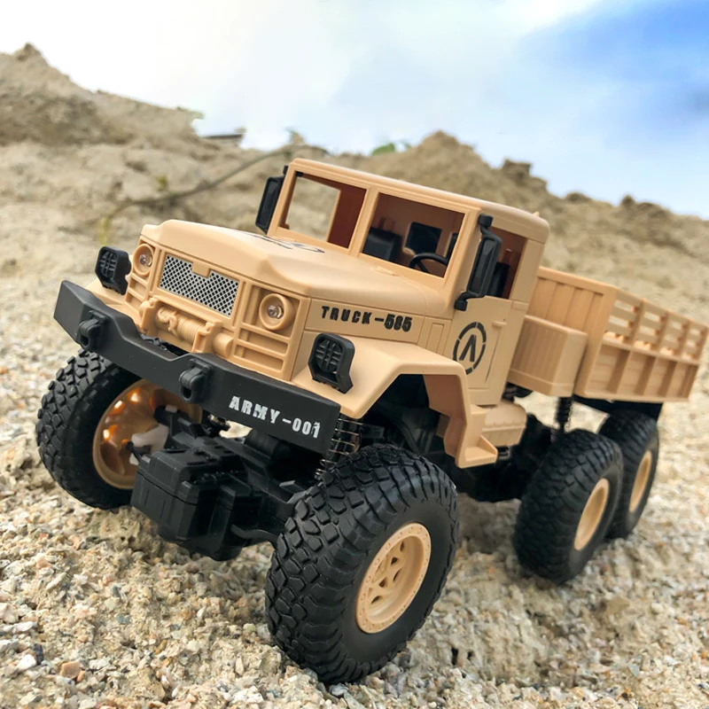 New RC Truck 1:16 Remote Control Car 2.4G RC Crawler Off-road Car 6WD 15Km/h RTR KIT Suspension truck Suitable For Boys\' Gifts