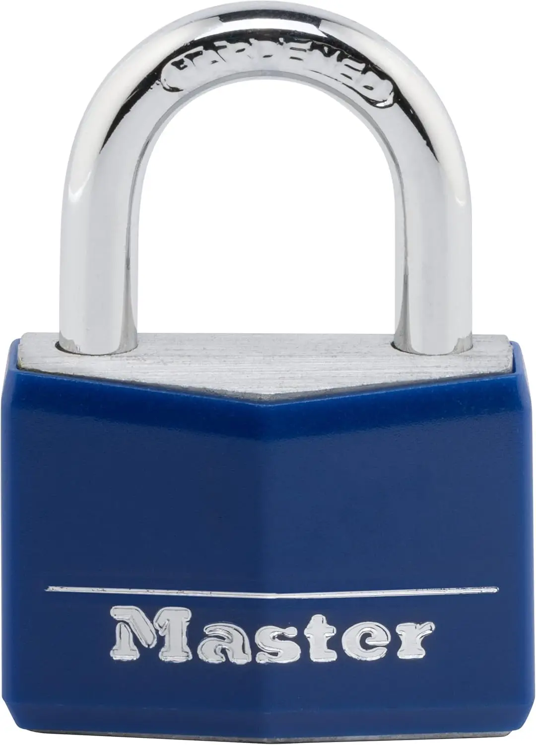 

Blue Vinyl Covered Aluminum Keyed Padlock for Gym or School Locker, Indoor Outdoor Use, Small Lock 142DCM