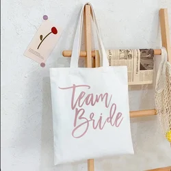 Evjf Bags Team Bride addio al nubilato Tote Bags Tote Bags for Women Handbags Team Bride Graphic Shopping Bag per addio al nubilato