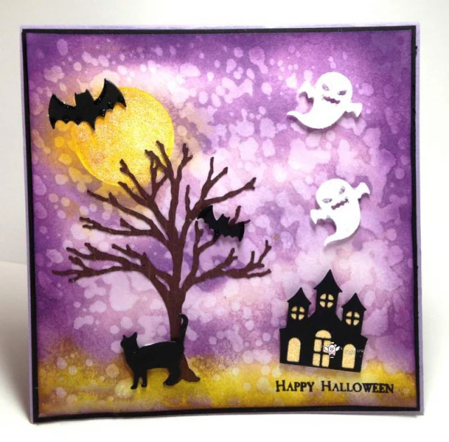 Piggy Craft metalowe matryce do wycinania matryce do wycinania dekoracje na Halloween scrapbook papier rzemiosło nóż forma ostrze dziurkacz szablony