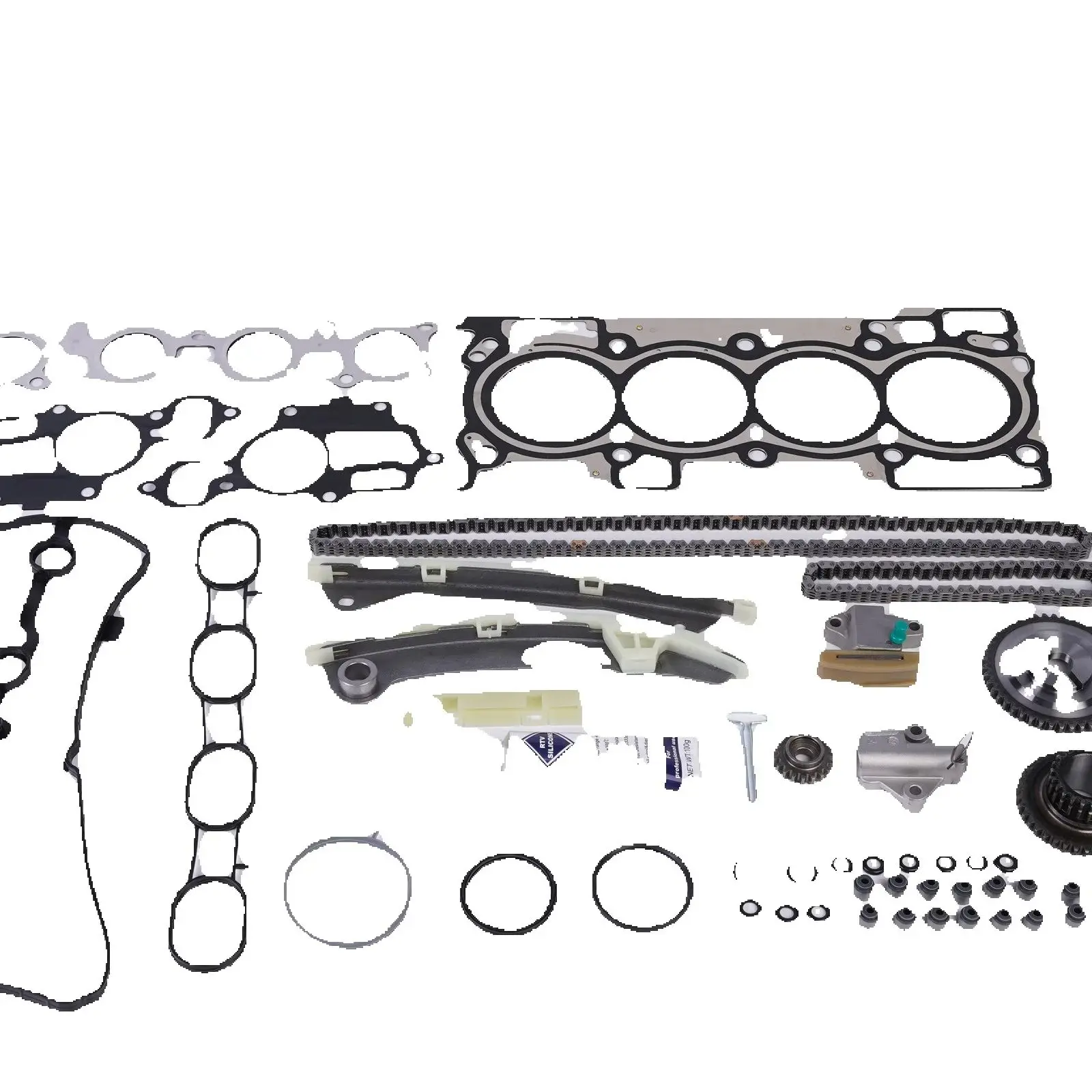1Set Timing Chain Kit Head Gasket Set FOR Nissan Sentra 2007-2012 MR20DE 2.0L