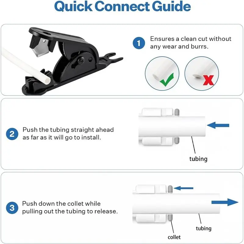 A50Q-For Ice Maker,Water Line Kit 1/4