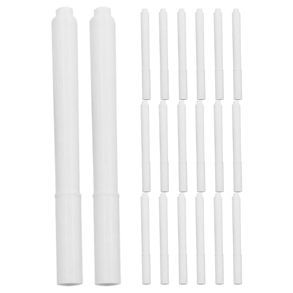 

20Pcs White Chalk Markers Water-Based Dry Erasable for Glass Chalkboard Windows Smooth Writing Marker Pens Dry Erasable Markers