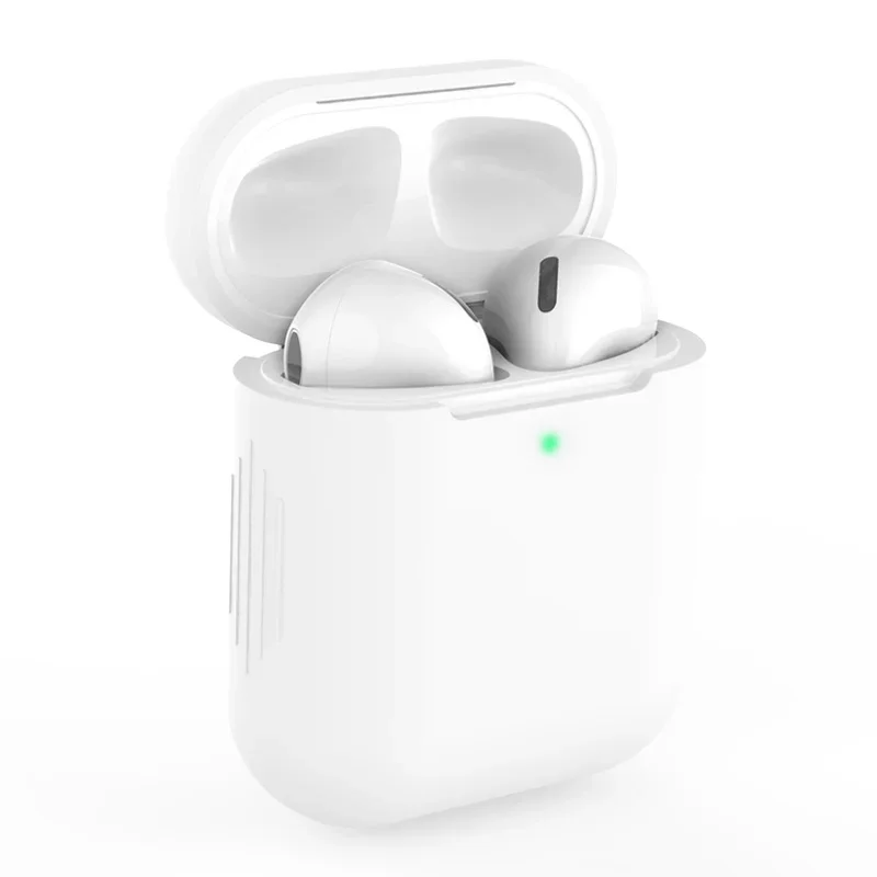 17 Farben weicher Silikons chutz für Apple Airpods 1 2 Fall Air Pods Fall Kopfhörer hülle Airpod 1 2 Fall