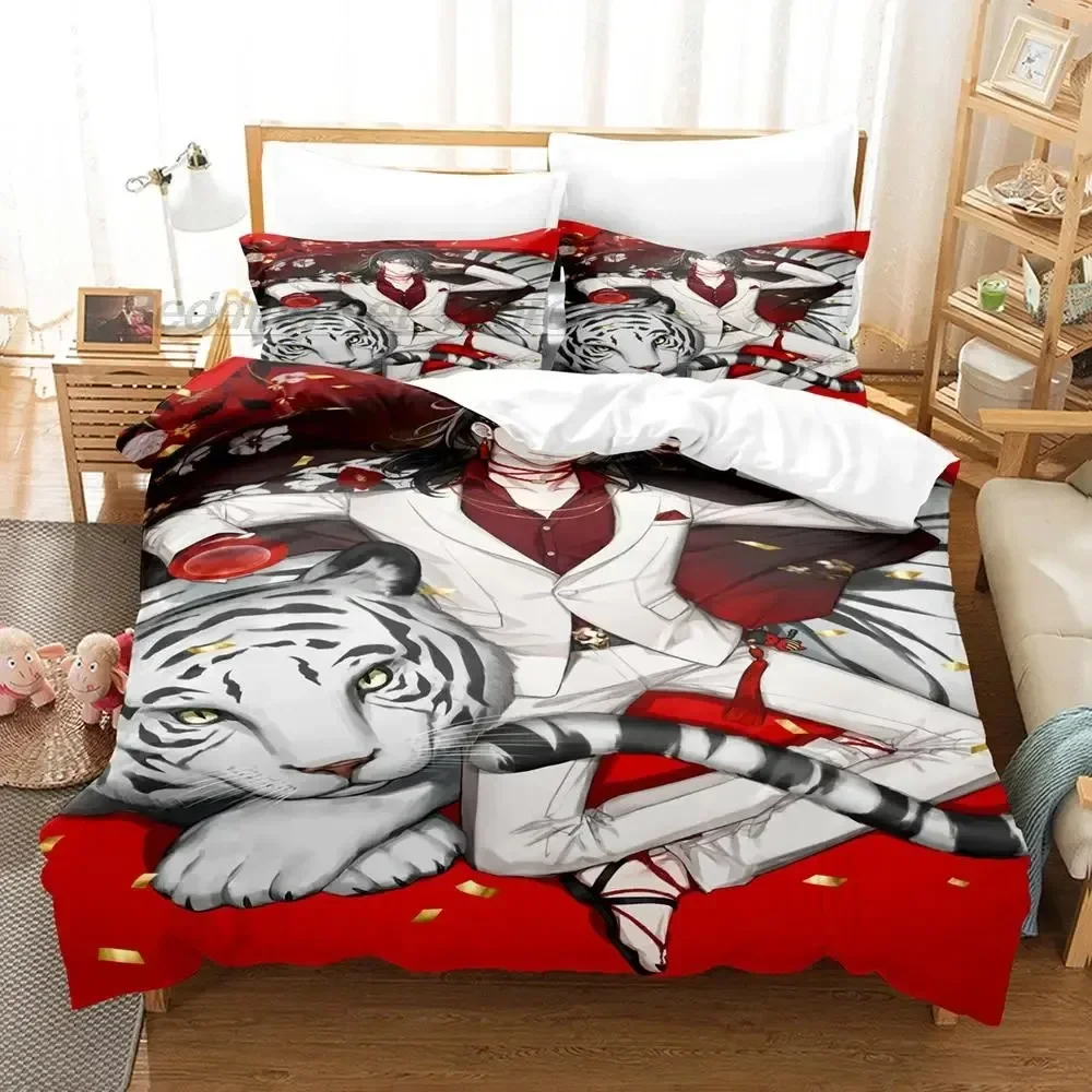 Couette Imprimée Enfants Hololive Vox Akuma Bedding Set Single Twin Full Queen King Size Bed Set Aldult Kid Bedroom Duvet Cover