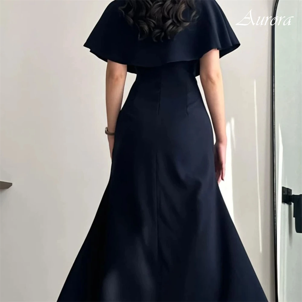 Customized Mermaid Handmade flowers Prom Dresses Classic Strapless 2025 Evening Dress Simple Jersey Celebrity Gown with Beading