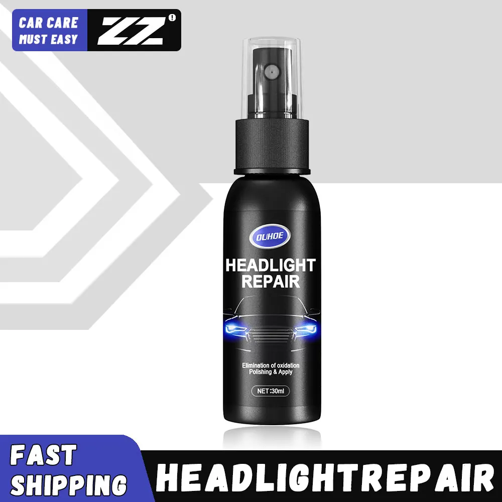 

Car Headlight Polishing Agent Scratch Remover Repair Fluid Headlight Renewal Polish And Maintenance Liquid Kit Auto Accessories