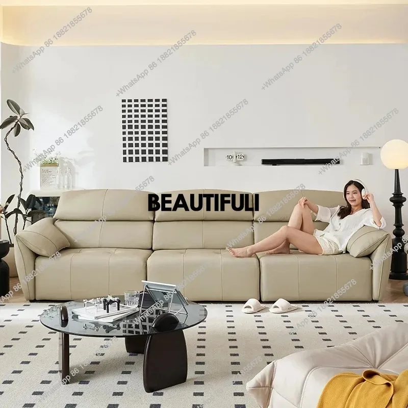 

Электрический диван E182 бежевого цвета в европейском стиле для гостиной, с высокой спинкой, для отдыха, роскошный, для дома, мебель для гостиной, диван-реклайнер