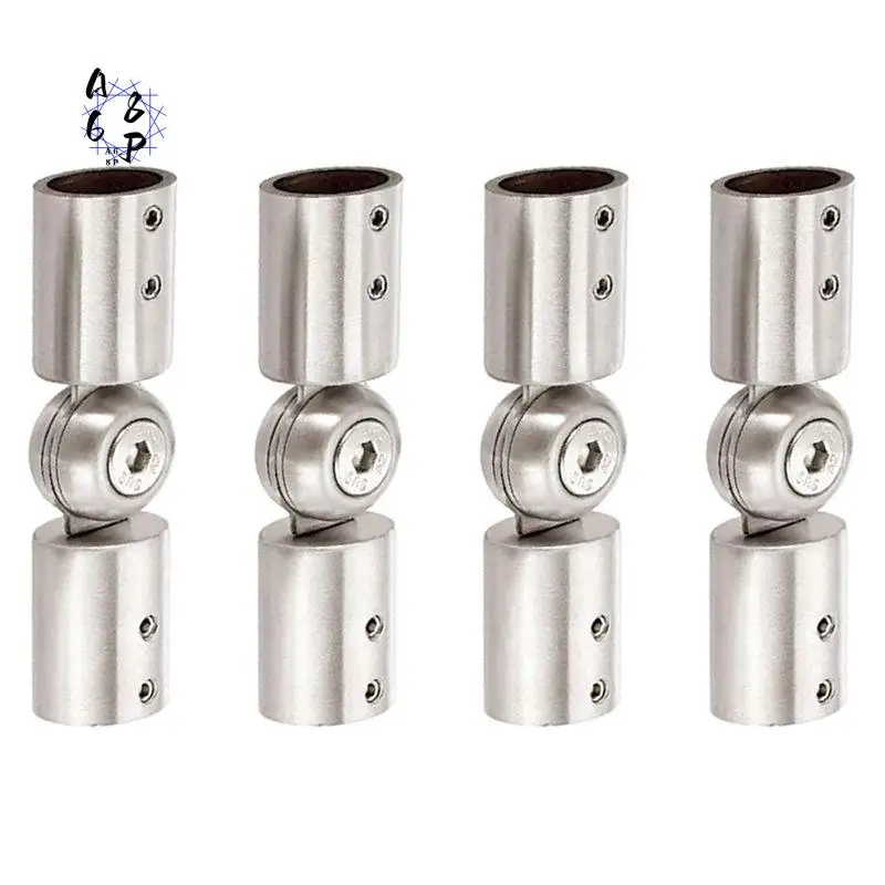 A68P-Reliable Rod Corner Connector For Shower Room Adjustable Elbow Connector In 304 Stainless Steel For Bay