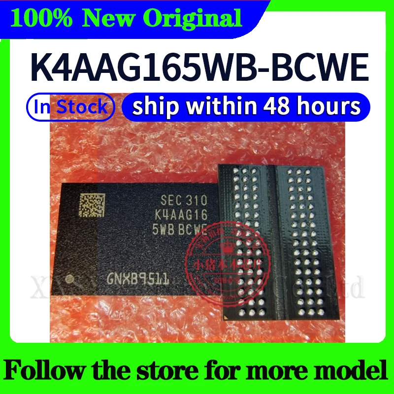 K4AAG165WB-BCWE K4AAG165WB In stock 48 hours ship