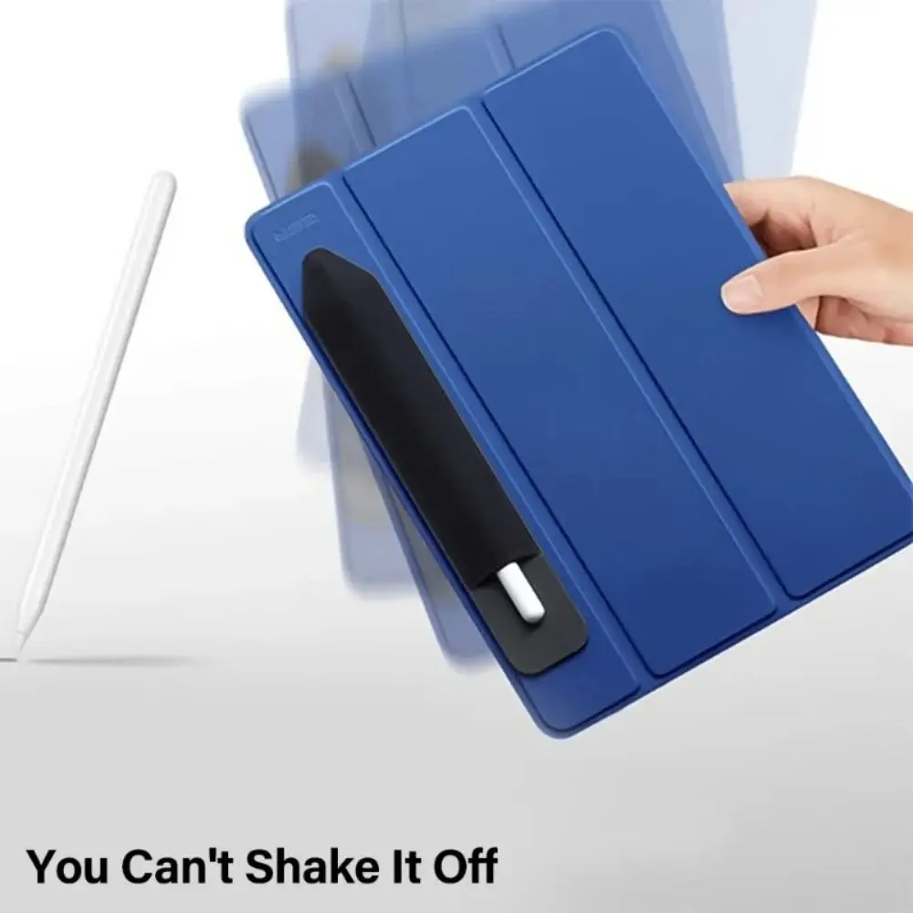 Anti-Lost Adhesive Pencil Case Solid Color Dust Proof Capacitive Pen Holder Tablet Pen Protective Cover