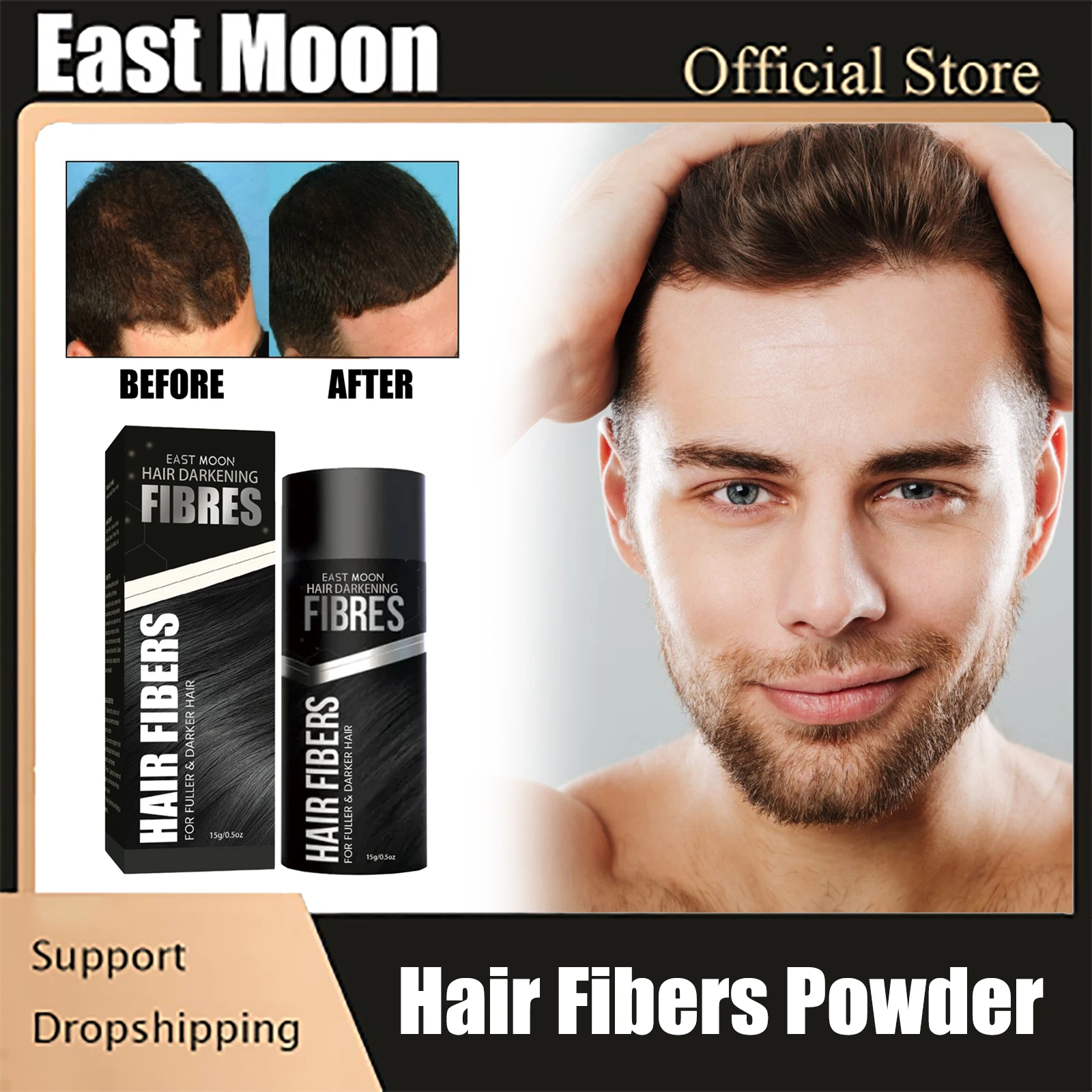 Hair Building Fiber Bald Extension Anti Hair Loss Fiber Refill Regrowth Thicker Root Coverage Hairline Repair Hair Growth Powder