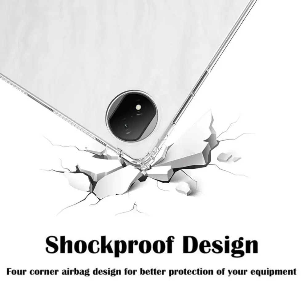 New Transparent Tablet Case Shockproof TPU Back Cover Slim Soft Protective Shell for Honor MagicPad 2/GT Pro 12.3 inch