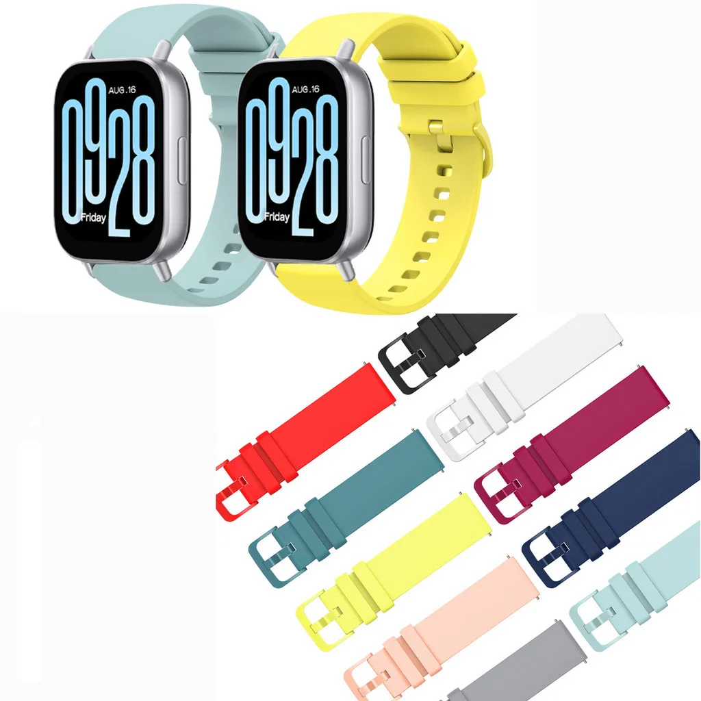 

22mm Strap For Redmi Watch 5 Active/Redmi Watch 5 Lite Soft Silicone Sports Replacement Bracelet