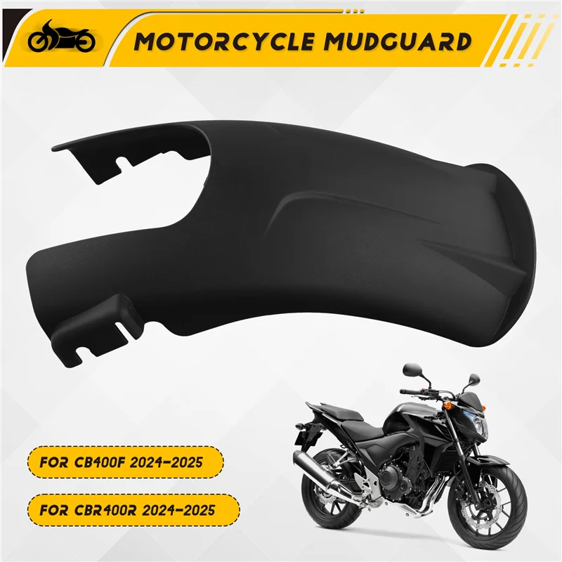 

AS57-For Honda CB400 F CBR400R 2024-2025 Motorcycle Accessories Front Mudguard Fender Rear Extender Extension