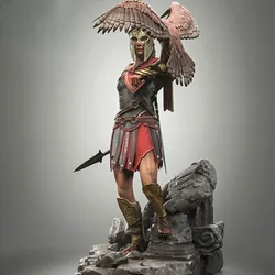 1/24 Scale Resin Figure Assembly Model Kit Sparta Female Warrior Historical Hobby Miniature Unassembled Unpainted Free Shipping
