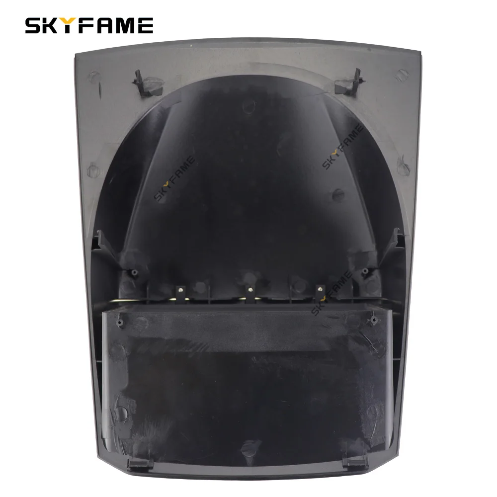 Skyfame adaptador de fáscia para quadro de carro, decodificador de caixa canbus, rádio android, kit de painel de montagem para ford fiesta