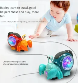 

Игрушка-краб с автоматическим распознаванием, игрушка для ванны для малышей, пляжная водная игра, детские аксессуары для душа, детская ванночка, развлечение в бассейне