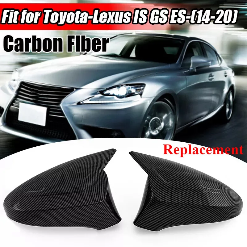 

2 * Для 2014 ~ 2020 LEXUS IS200 300 350 M HORN КОЛПАЧКИ ДЗЕРКАЛА С Углеродно-ВОЛОКОМ